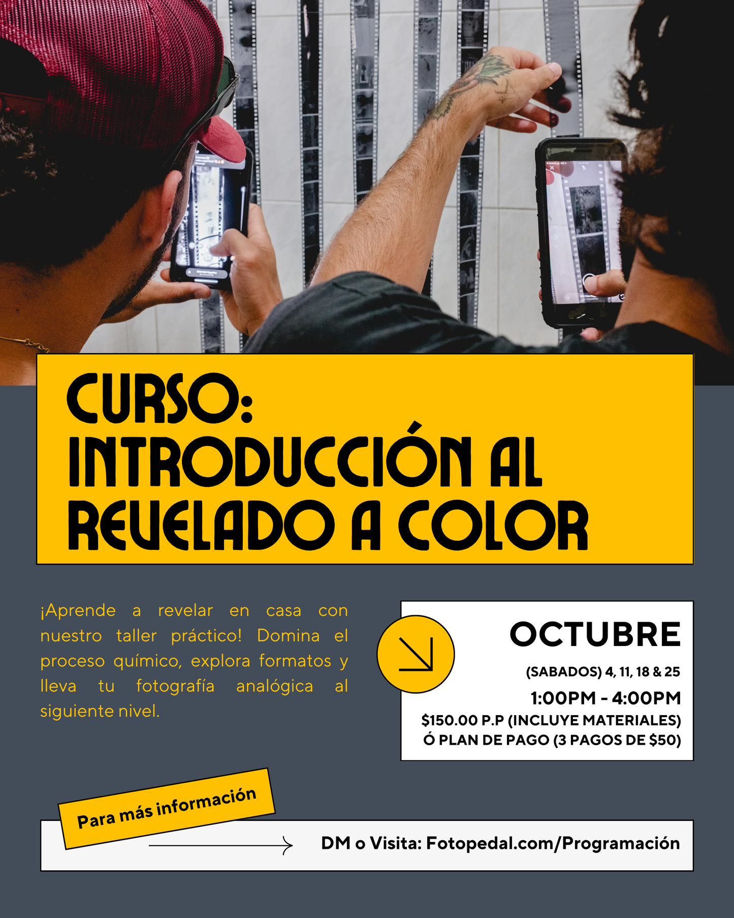 Curso: Introducción al revelado a color (Octubre)