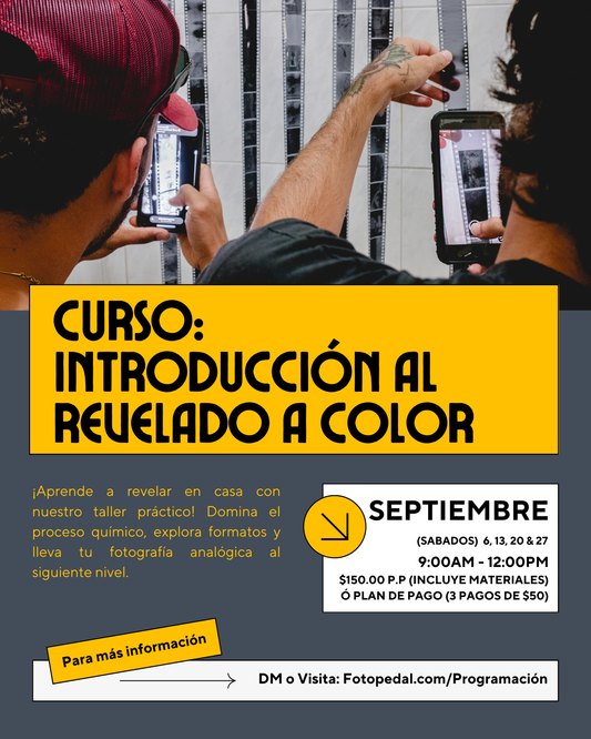 Curso: Introducción al revelado a color (Septiembre)