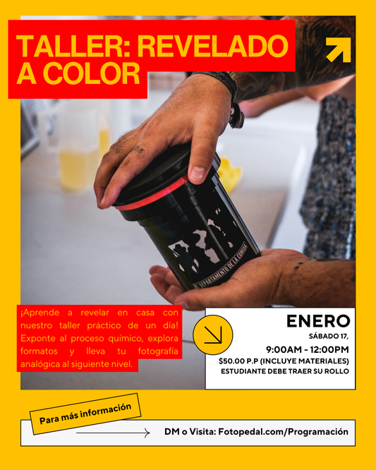 Taller de un día: Introducción al revelado a color (Enero)