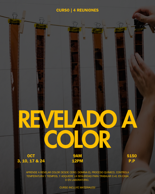 Curso: Introducción al Revelado a Color (Octubre)