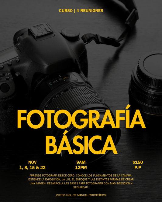 Curso: Fotografía Básica (Noviembre)