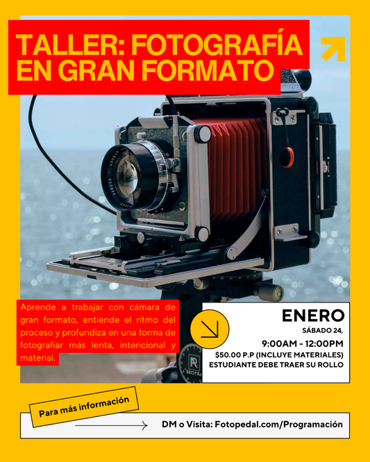 Taller de un día - Fotografía en Gran Formato