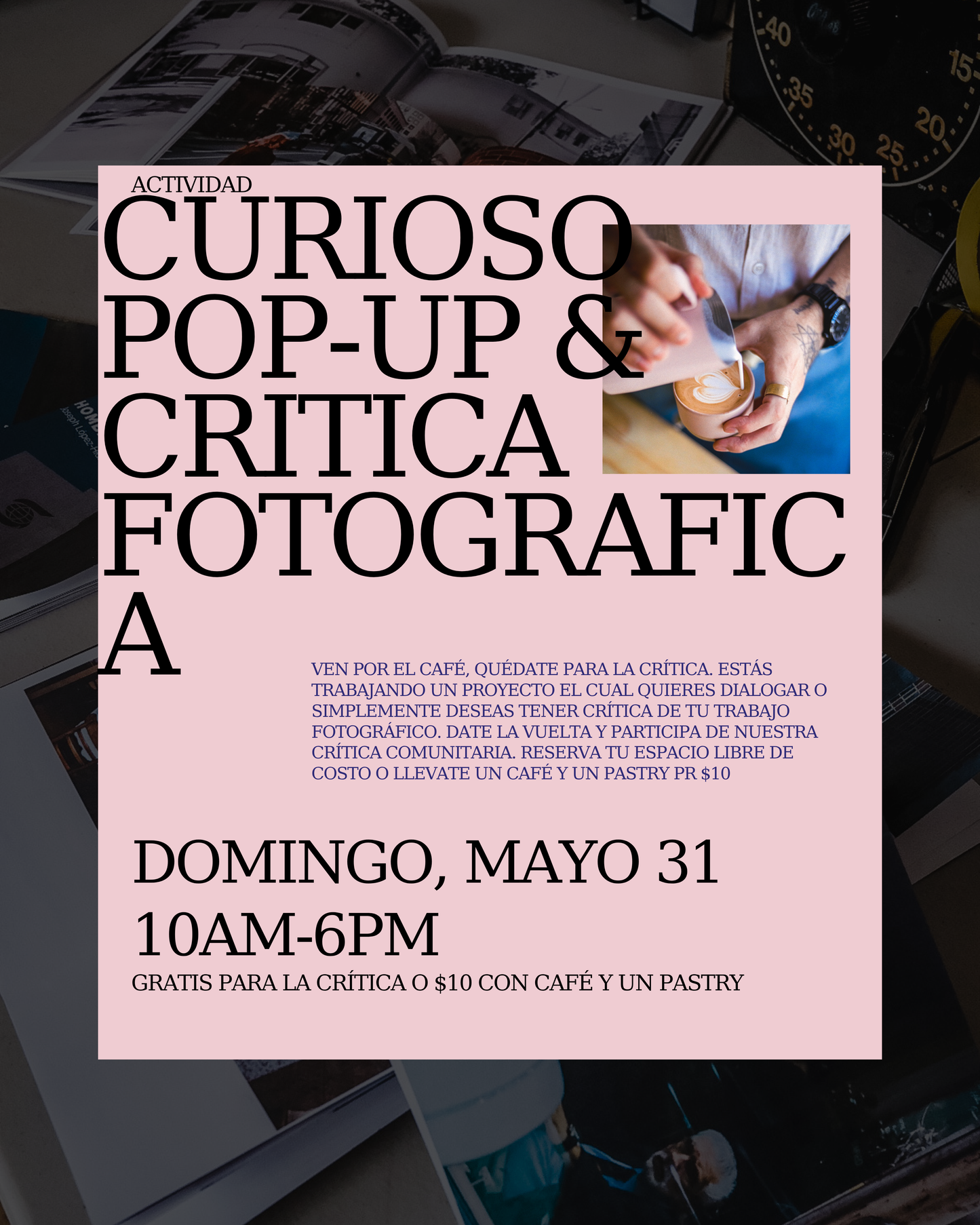 RSVP: Curioso pop-up & Critica fotografica