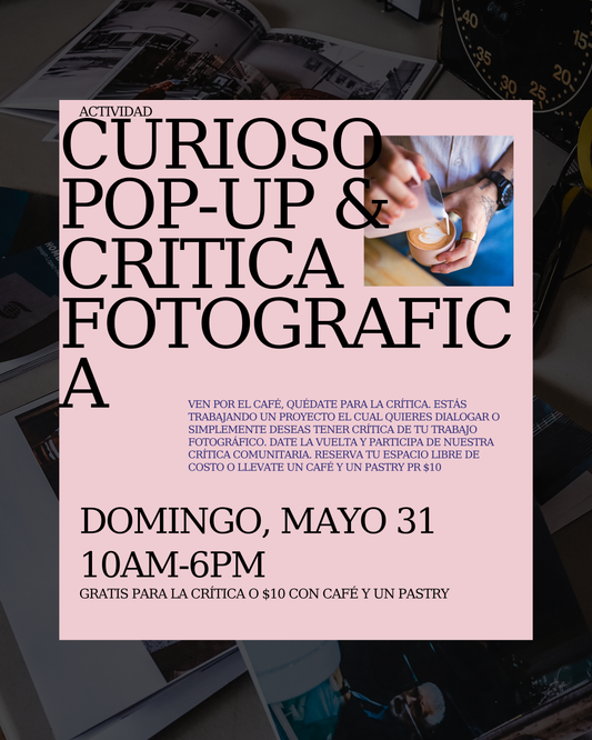 RSVP: Curioso pop-up & Critica fotografica
