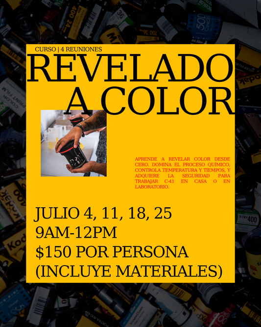 Curso: Introducción al Revelado a Color (Julio)