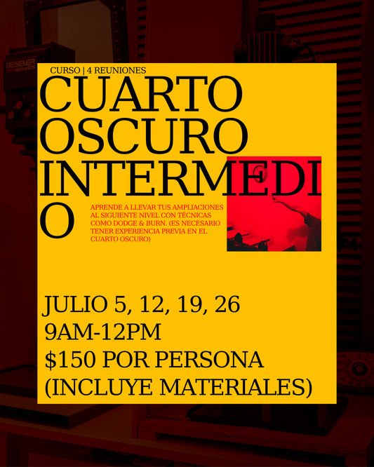 Curso: Cuarto Oscuro Intermedio (Julio)